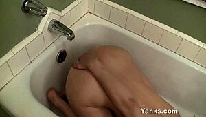 bold redhead cutie kitty l rubs her cute tits to massive climax in high def solo masturbation