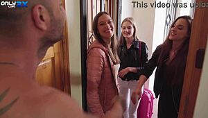 alyssa reece and tiffany tatum team up on mike angelo's cock, wanna see?