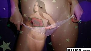 Sexy Lola's Bubble Butt Dances Before She Fingers Herself Wild