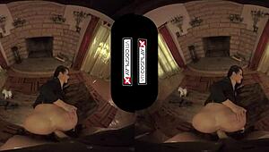 vr cosplay lets you fuck katrina jade as hot sorceress in immersive pov pounding