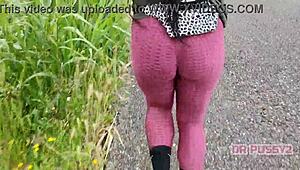 damn that ebony with huge ass in leggings running alone thru forest 🍑🏃‍♀️🌲