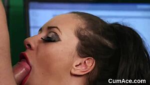 feisty kitten, ready for blowbang bukkake facial cumswap jizz gulp?