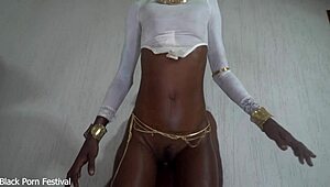 Isn't this skinny african beauty perfect for standing fuck after weekend holiday hookup?