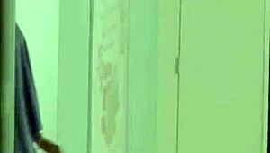 ebony milf eugena strips naked shows juicy natural tits ass