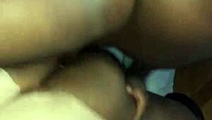 Landlord fuck your house maid's shaved pussy with big black cock for home support!