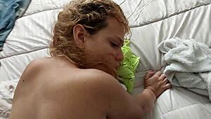 stepsis tight pussy fucked hard by bro on bed spank lick cum