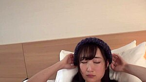 i finally get secret lesson with cute 138cm gymnast after practice