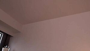 i finally get secret lesson with cute 138cm gymnast after practice