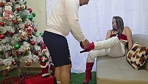 Met Big Tits Milf Park Christmas Intense Homemade Fuck Monster Cock Blowjob