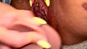 omg watch me squirt white milk from my wet pussy with this dildo... subscribe for full vids! 🔥💦