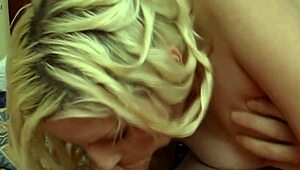 i luv this young blonds big tits n blowjob in lingerie shes soo naked n hot