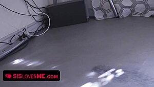 WOW, Teen Stepsis Riley Mae Tied and Begging for Cum in Her Shaved Pussy!