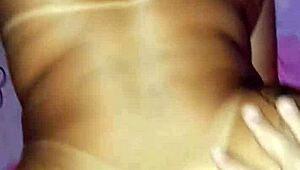 Married Brazilian slut gaping ass fucked by huge cock cuckold husband watches!