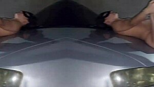 backyard slut fucked amid traffic gets cum piss shower