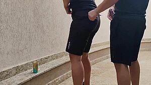 brazilian fatass sub eats cock balls deep then gets rough creampie fucked