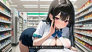 Late night convenience store big tits clerk's secret paizuri asmr joi! 🍒💦😈
