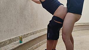 brazilian fatass sub eats cock balls deep then gets rough creampie fucked