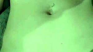 Watch this latin wife undress solo showing natural tits and hard nipples?