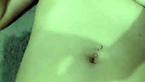 Watch this latin wife undress solo showing natural tits and hard nipples?