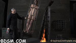 Tough playgirl craves lusty caning fun