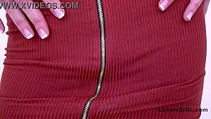 sexy model teases with toys then fucks hard during milf casting interview