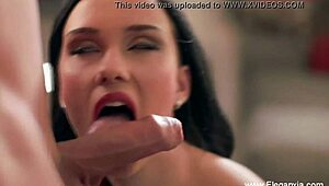 Seductive Brunette Milf Squirts Cumshot Facial in Hot Cfnm Blowjob Seduction