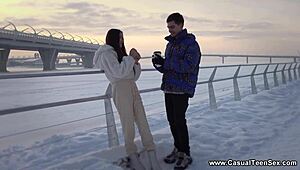 Emily C's Teen Pussy Thrills from Desk Lick to Creampie Ecstasy