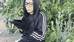 Ever met a Colombian neighbor whore who worships ass and balls like Estefani?