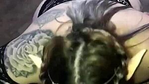 dulce blows pete with her big natural tits turkish slut part 2