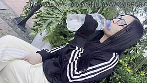 Ever met a Colombian neighbor whore who worships ass and balls like Estefani?