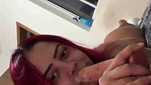 Horny big natural tits babe craves thick cock video