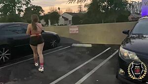 taylor blake deepthroats rome majors' cock in car!