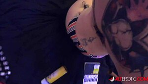 what if quarantine led this tattooed blonde leya falcon to squirt wildly with toys