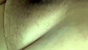 after long day she vibes hairy pussy with toy