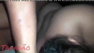 Submissive BBW Latina Wife's Saggy Tits Bounce as Hubby Fills Fat Ass with Creampie Cum