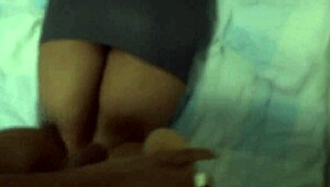 What a Secret Footjob Cumshot from Sneaky Neighbor!