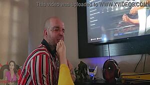 dude the cuck didn't even notice i took so long at the gym came back with a pussy creampie surprise for him to clean up