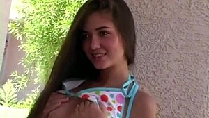 Brunette Bikini Babe Flashes Juicy Tits in Secret Photoshoot Tease