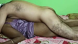 😏 my mature indian housewife on bed gets backdoored by boyfriend's hairy cock 🛏️🍆