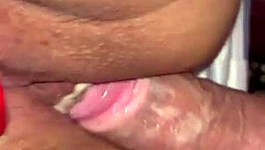 Juicy Milf Wife Takes Anal Creampie from Husband in Bedroom Bareback