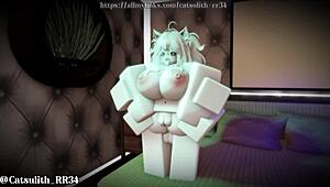 Big Tits Blonde Bent Over for Rough Doggystyle Blowjob and Nude Pounding Session