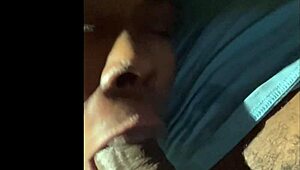 you ready for this submissive slut's deepthroat swallow on black cock?