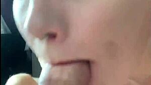 moaning so hard while deepthroating that monster cock, wanna hear her? wanna see her spit?