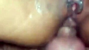 Homemade Girlfriend Bent Over Doggystyle for First Time Anal Assfucking