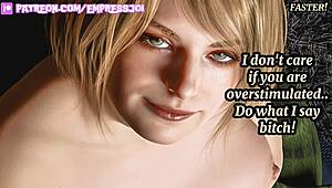 Madame Ashley'nin femdom ayaklarıyla hentai JOI'de eziliyorum!