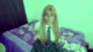 Innocent-faced shy big ass Mexican college girl in socks ready to explode in real homemade outdoor party fuck