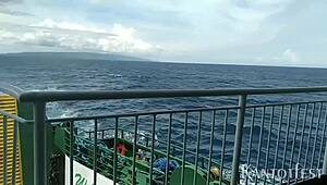 Pinay Probinsyana Sucks Chief Mate's Cock for Boat Ticket