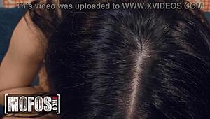 Kaitlyn Katsaros teases neighbor with perfect body tight pussy bikini blowjob seduction