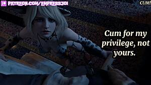 DOMINATED BY MADAME ASHLEY'S FEMDOM FEET IN HENTAI JOI PRIVILEGE!