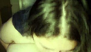 Chubby latina titty fucks then face fucked by huge cock